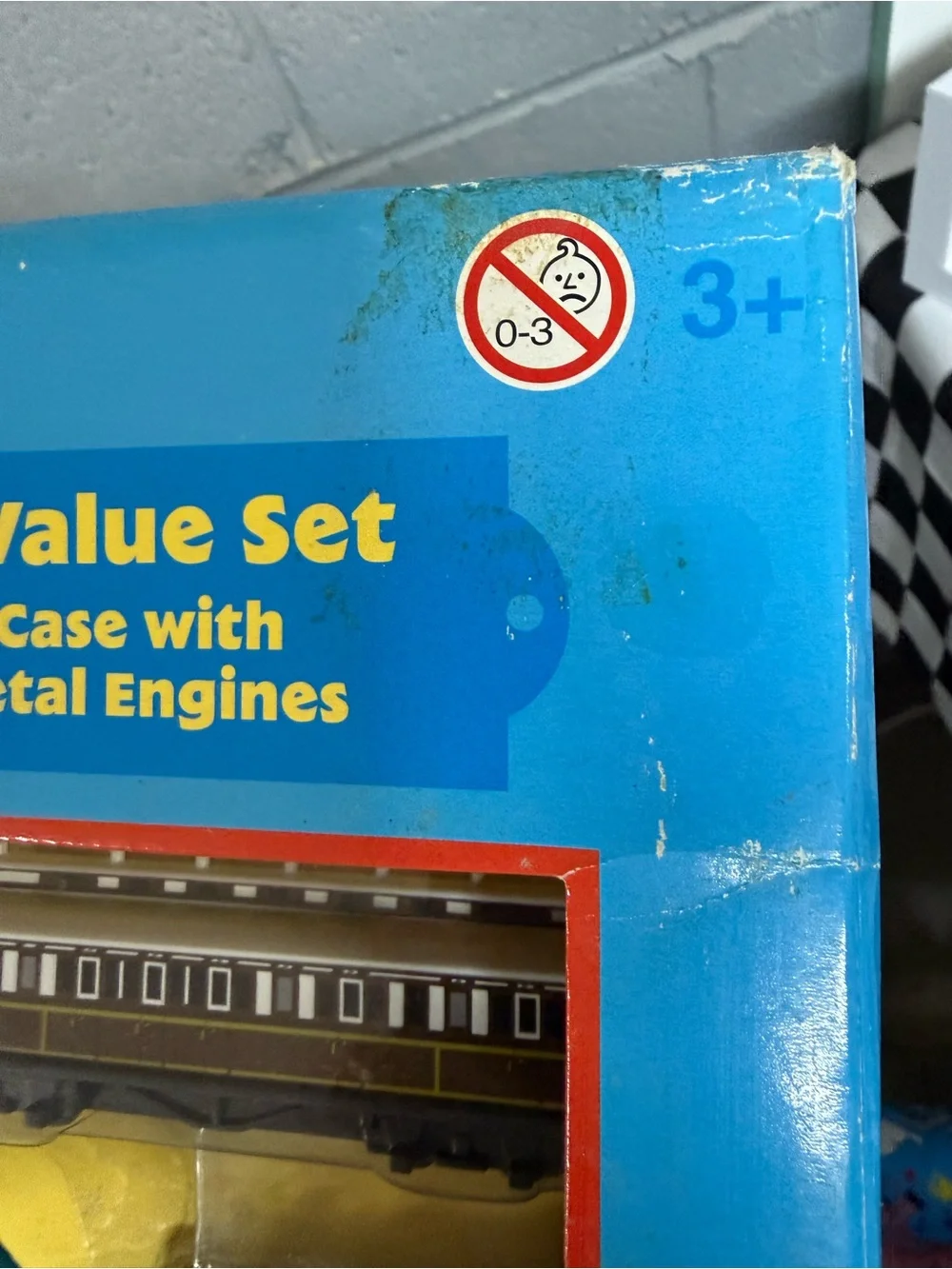 Thomas & Friends Blue & Red No. 1 Engine Playset with Yellow Accents